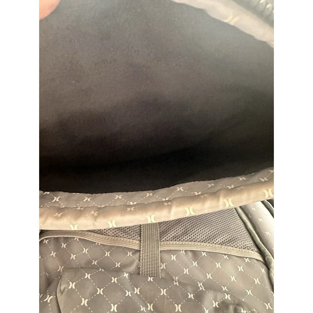 Hurley Copy Backpack Pink Striped Exclusive Compartment Laptop Casual Bag
